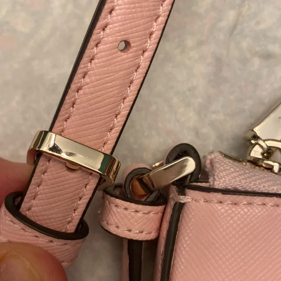 Kate Spade NWOT Pink Crossbody 9.5x9.5x1.5 - Picture 8 of 11
